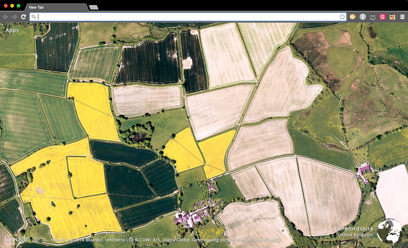 Illustration for article titled This Chrome Extension Turns New Tabs Into Aerial Art